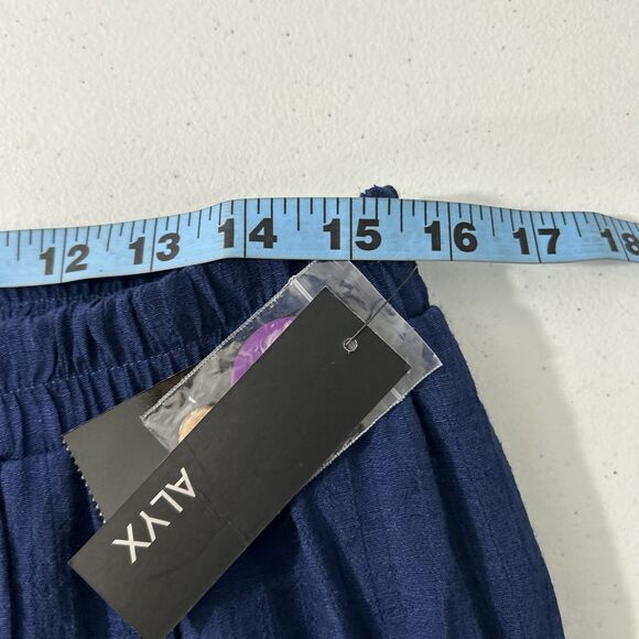 ALYX Maxi Skirt Women XL Navy Pullover Tiered Minimalist - Picture 6 of 7